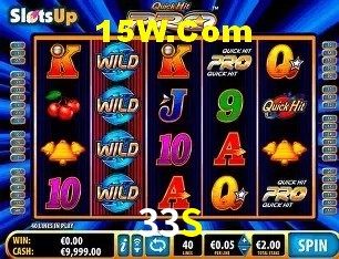 Slots com jackpots e giros grátis na 33S